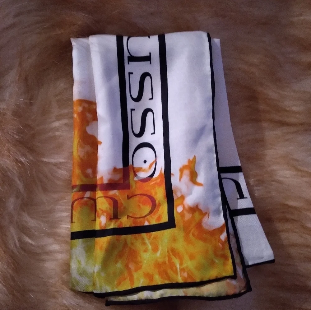 Cult Luxury 100% silk scarf new